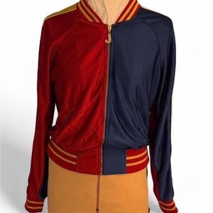 Suicide squad Hot Topic Red and Blue Varsity Jacket